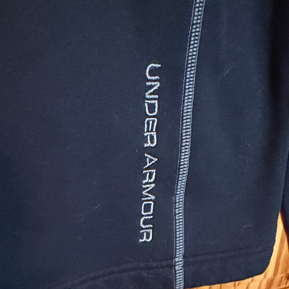 Men’s Under Armour Black 1/4 Zip Coldgear Pullover Medium Thick Fleece - Picture 5 of 7